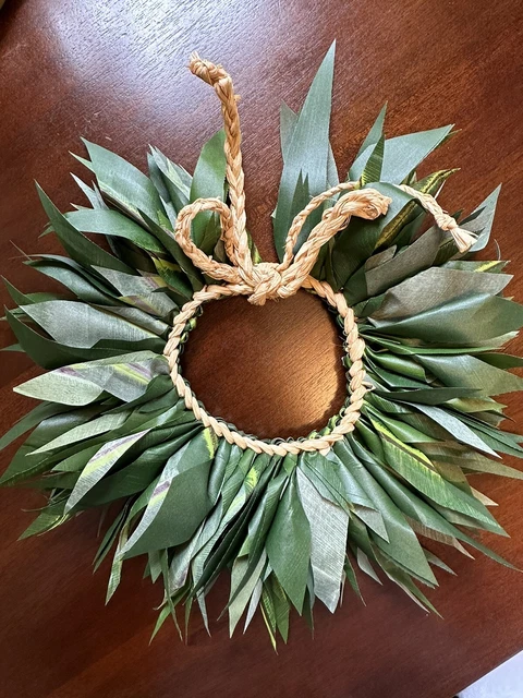Ti Leaf Head Hei Plain Head Piece Ti Leaves Tahitian Costume