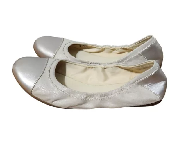 Gessica Easy Spirit E360 Light Gold Ballet Flats Size 10