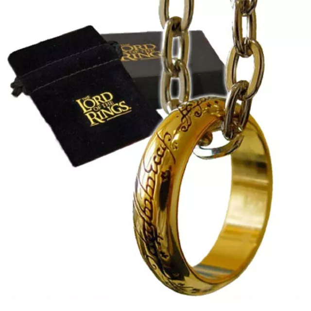 Herr der Ringe - Der eine Ring Replik - mit Kette - Sauron - Noble Collection