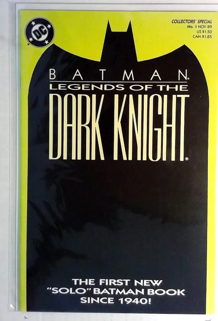 Legends of the Dark Knight #1 DC Comics (1989) NM Yellow 1st Print Comic Book