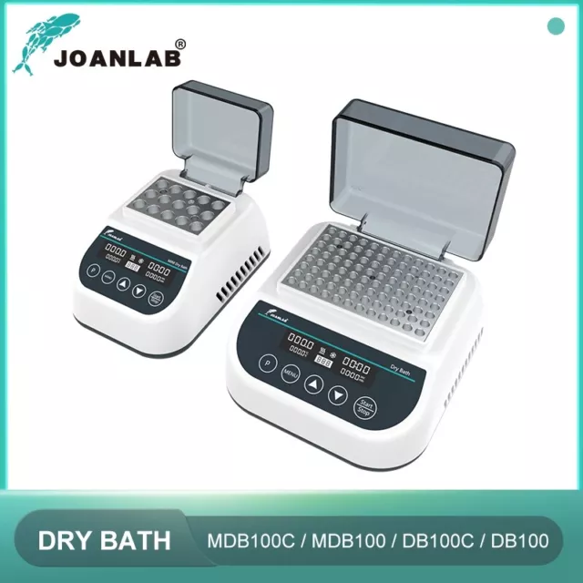 Dry Bath Incubator Lab Constant Temp Equipment w/ Heating Block