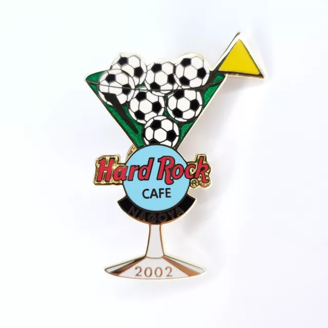 Hard Rock Cafe Pin 2002 Nagoya FIFA World Cup Soccer Martini Glass Limited /500
