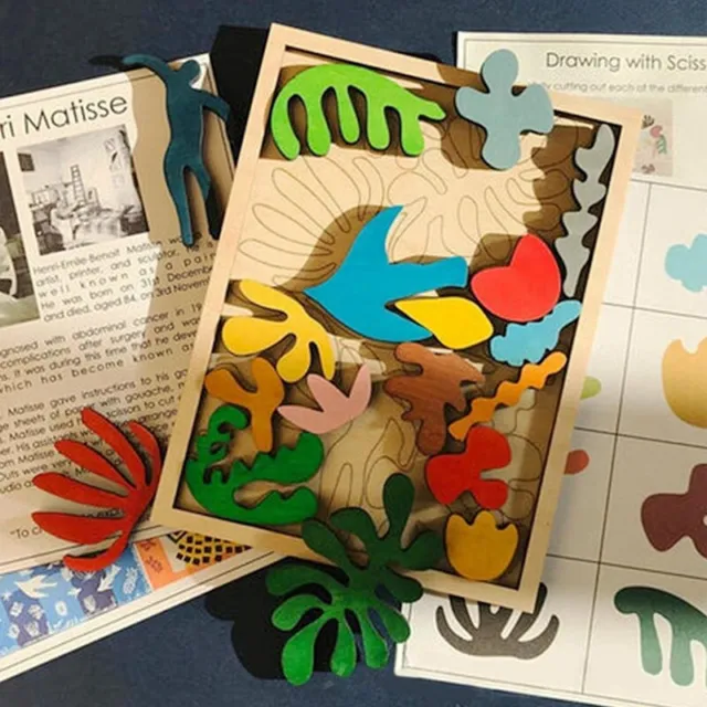 Matisse -Puzzle, Holzspielzeug, -Formsortierpuzzle Als 6249