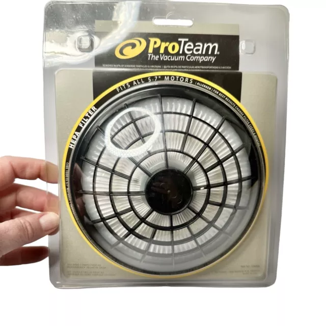 ProTeam HEPA Dome Filter ProTeam for Backpack Vacuum 106526 Fits 5.7" motors