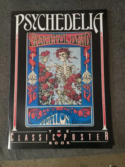 Psychedelia Classic Poster Book Band Poster Grateful Dead 1990 Psychedelic  Art