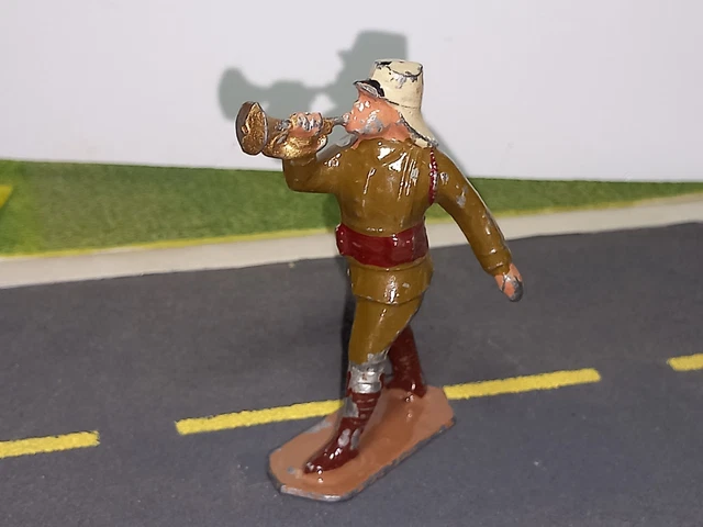 4 Soldats Plomb Creux – Chasseurs Alpins Au Défilé – 54mm – WW1 – Français