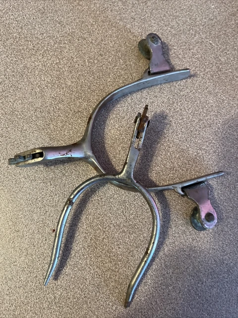 Antique Pair Western Cowboy  Spurs Decorating