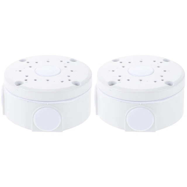 Set 2 Outdoor Cable Box Bracket Cable Holders Camera Junction Box