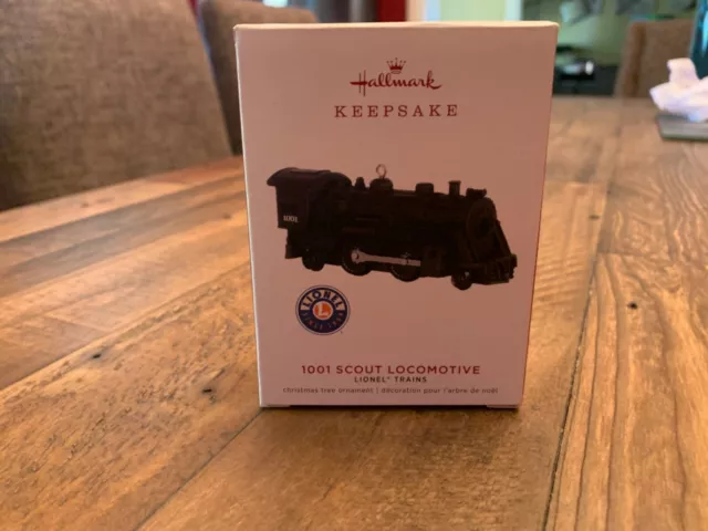 2019 Hallmark Keepsake Lionel 1001 Scout Locomotive Ornament NIB