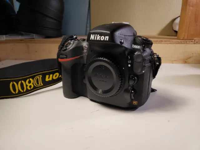Nikon D800 36.3MP FX Digital Camera Body Only Excellent Condition