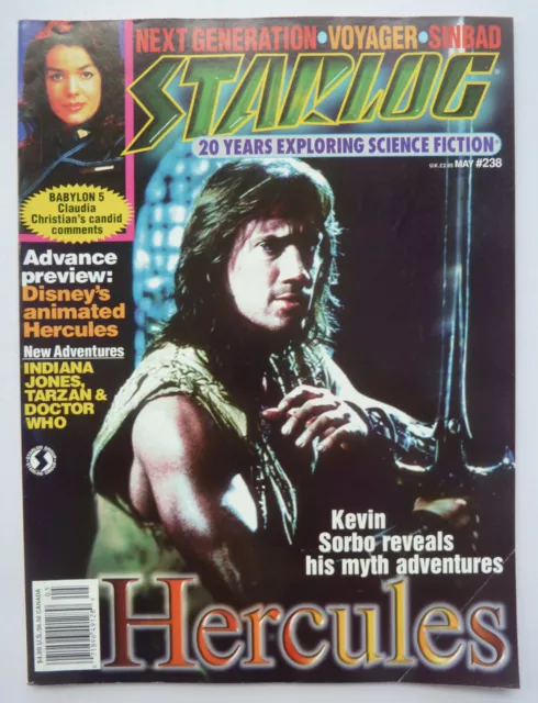 Starlog #238 - Sci-Fi Movie Magazine - Hercules - May 1997 F/VF 7.0