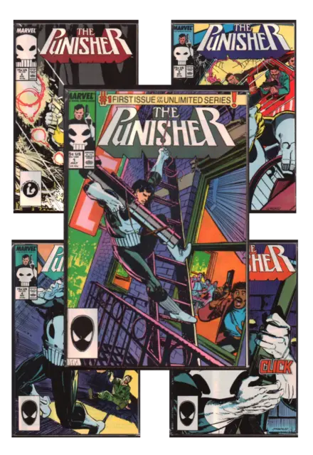 The Punisher #1-40 VF/NM 9.0+ 1987-1990 Marvel Comics Back Issues