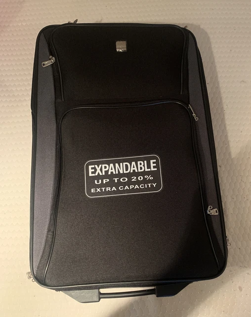 Skyflite London Pull up handle Travelling Luggage Travel Case with wheels Black