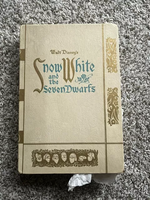 Snow White Seven Dwarfs Castille Soap Set Storybook Box Walt Disney Ent. 1938