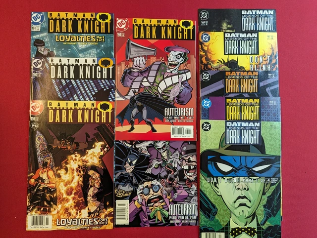 Batman Legends of the Dark Knight: 10 Issues (Full Run #159 - #168) Lot Y VF+