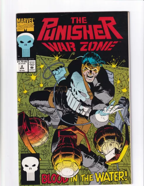 The Punisher War Zone  #2 1992, Marvel Blood in the water! Bag/Boarded