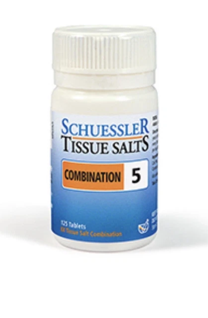 SCHUESSLER COMBINATION 5 Tissue Salts 125 Tablets £10.00 - PicClick UK