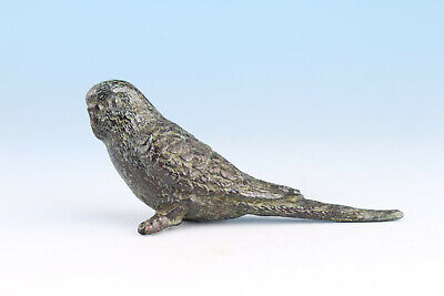 Collection Chinese old bronze art owl statue figure pendant netsuke bird gift