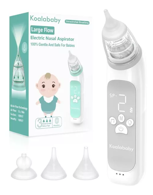 🔥Koalababy Large Flow Electric Nasal Aspirator, Newest Nose Sucker for Baby🔥