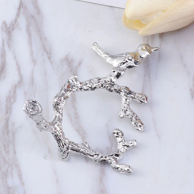 Anillos para servilletas de aleación pájaro soporte decorativo para servilletas hebillas