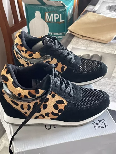 Sneakers talons compensés top
