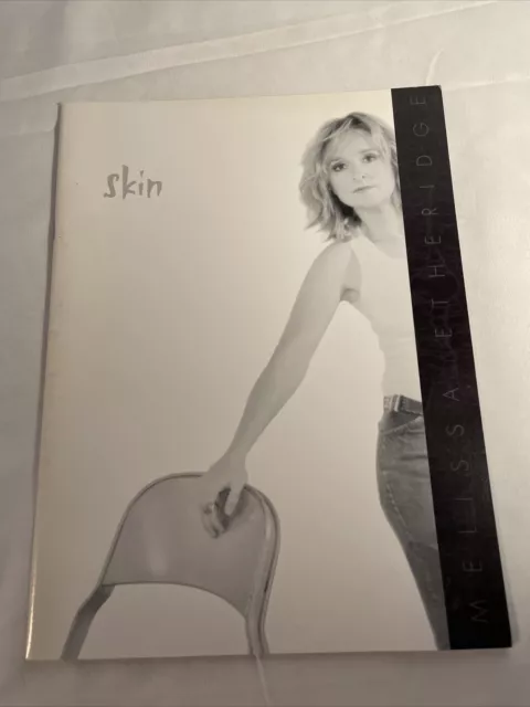 Melissa Etheridge SKIN Tour Concert Photo Book. Fan Collectible.