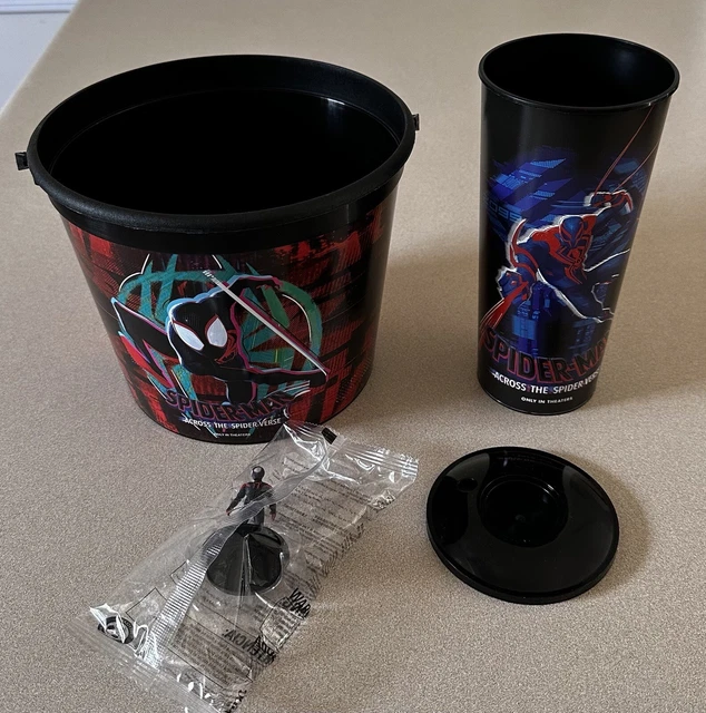 AMC SPIDERMAN ACROSS the SpiderVerse Miles Morales and Gwen Popcorn