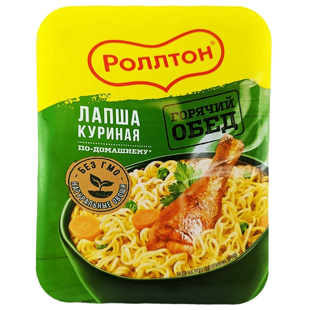 Rollton Noodles pollo (24 x 90 g) pasta istantanea piatto di pasta