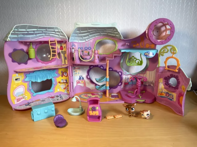 *Complete* Littlest Pet Shop LPS Tail Waggin' Fitnesscenter Spielset #682 #683