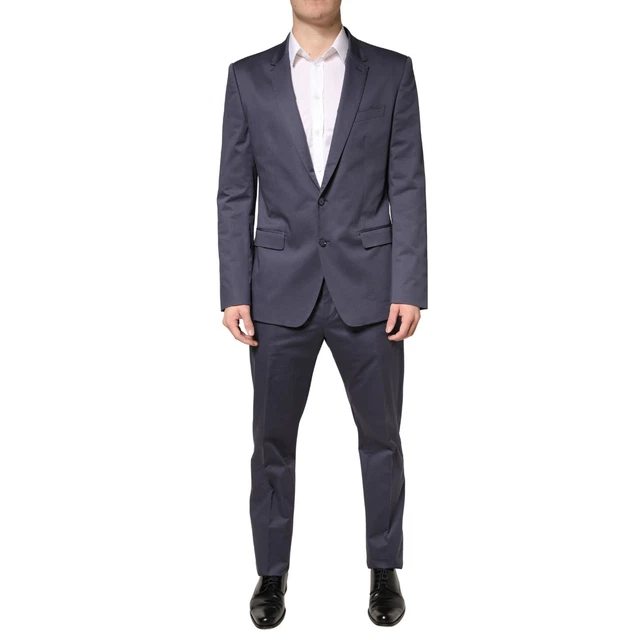 Blazer Homme Dolce & Gabbana - Gris - Taille US 38 (IT 48) - Laine Et Coton - Neuf Avec étiquettes