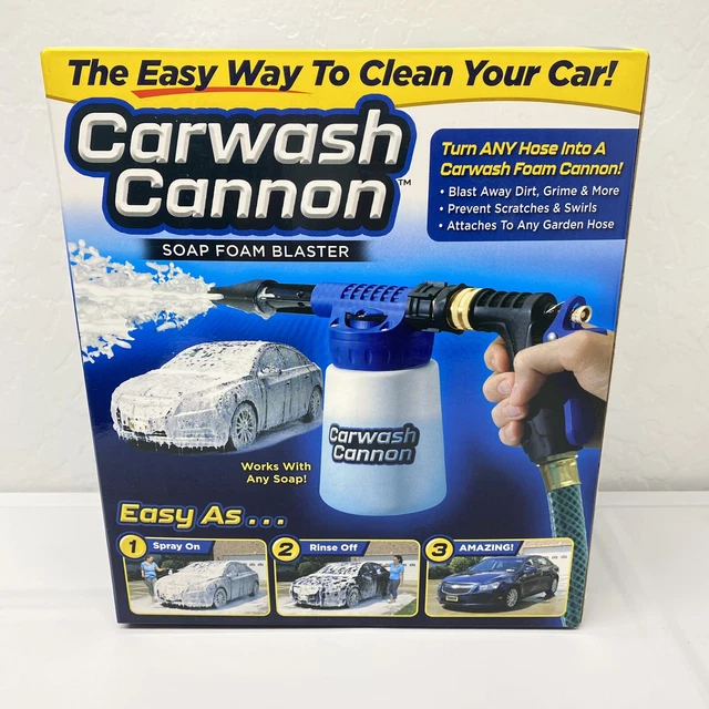 CAR WASH CANNON Spray Gun Soap Foam Blaster Hose Nozzle Adjustable Foam