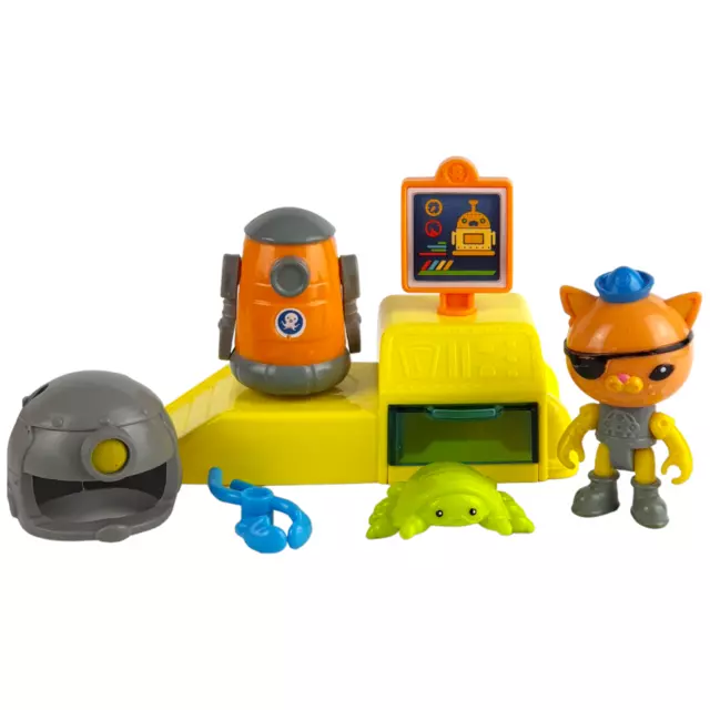 Fisher Price Octonauts Kwazii & the Octobot Station 2013 100% Complete Retire Vg