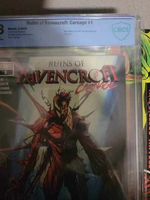 Ruins of Ravencroft: Carnage #1 cbcs 9.8 First App of Cortland Kasady *not cgc* 4