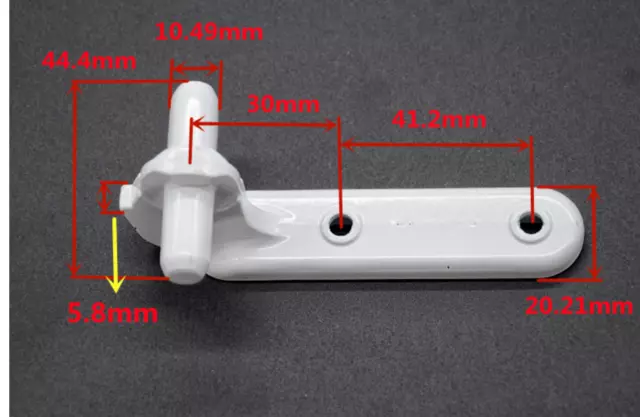 Fridge Righthand Centre Door Hinge For Westinghouse BJ513V Fridges and Freezers