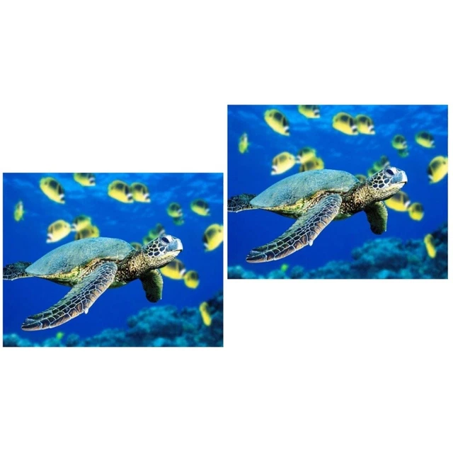 2 stücke meer schildkröte diy 5d perlen malerei stickerei kreuz stich malerei