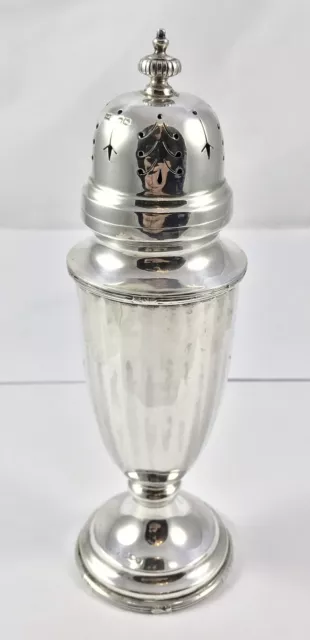 Sheffield Sterling Silver Sugar Sifter By Walker & Hall In 1863, 165.8 Grams