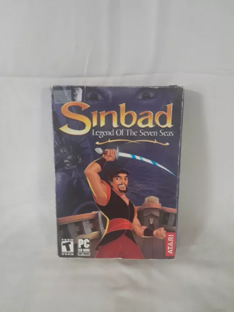 Vintage Sinbad: Legend Of The Seven Seas Adventure PC Game CD Big Box New Sealed