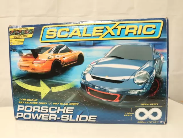 SCALEXTRIC C1343 PORSCHE Power Slide. 1 32 Scale. Boxed 205