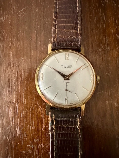 Montre Vintage Plaza - Pour Homme - Montre Bracelet Occasion (Vendu En L'état)