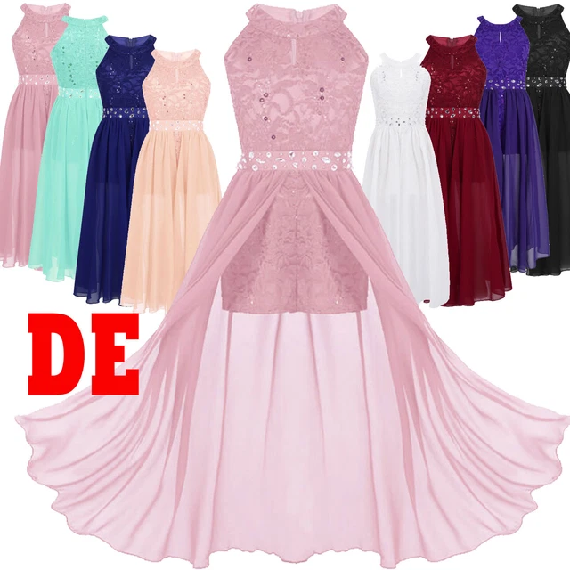 Blumenmädchenkleid Mit Tüll - Ärmelloses Prinzessin Kleid Für Hochzeit & Festlichkeiten