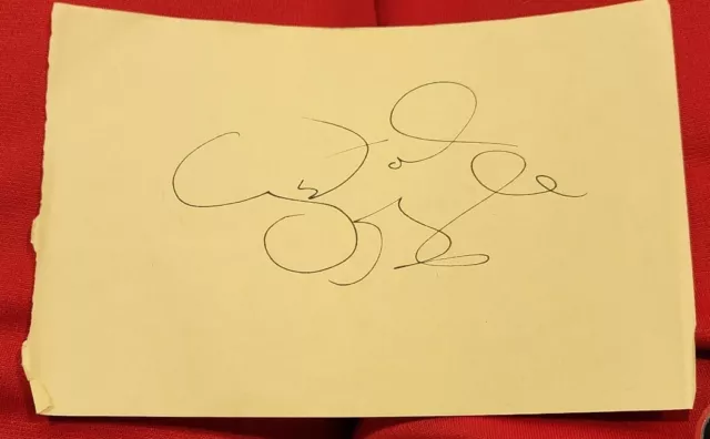 SIGNED Crystal Gale 3x5 Paper Autograph w COA