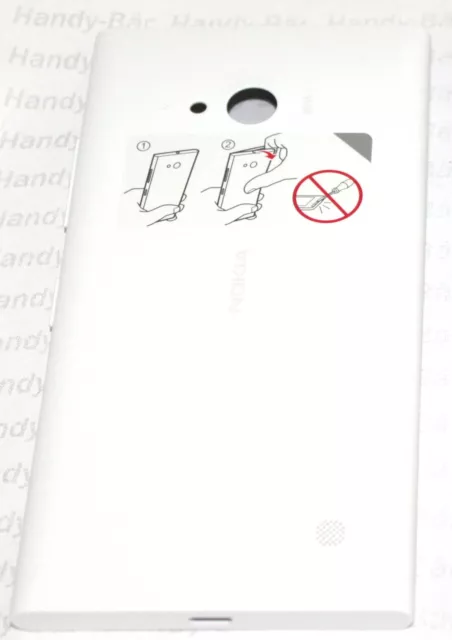 Original Nokia Lumia 730 735 MIT NFC weiß Cover Akkudeckel Akkufachdeckel