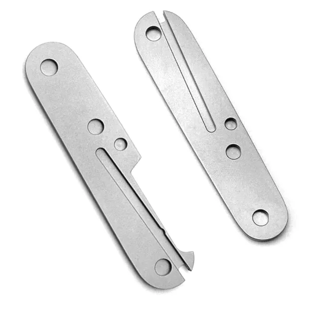 2PCS TC4 Escalas de titanio para Victorinox 91mm Swiss Army Knife Fish-scale 3