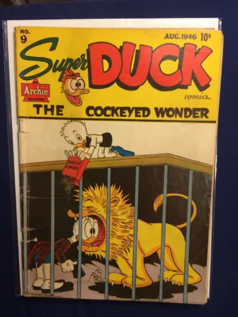 Super Duck Comics #9 VG Aug 1946  Al Fagaly Archie Comics