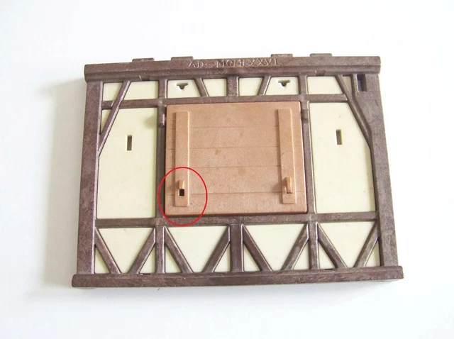 Playmobil vintage façade toit colombage Avec Fenêtre # 3441 3447 3448