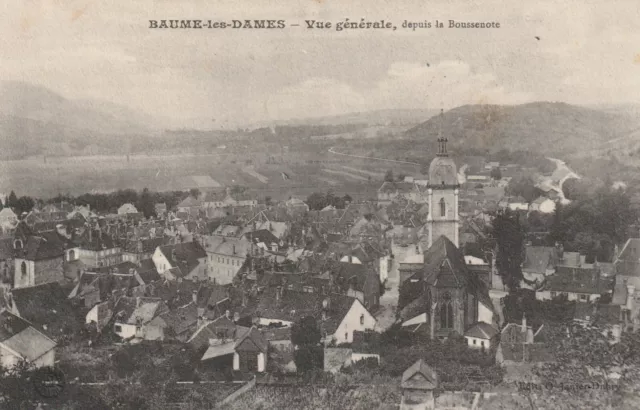 25 Cpa Baume Les Dames Vue Générale Depuis La Boussenote