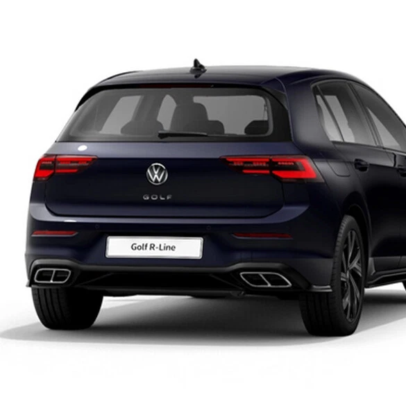 Golf 8 R Line Rear R-LINE DIFFUSER VW Golf 8 VIII black original Volkswagen retrofit £190. ...