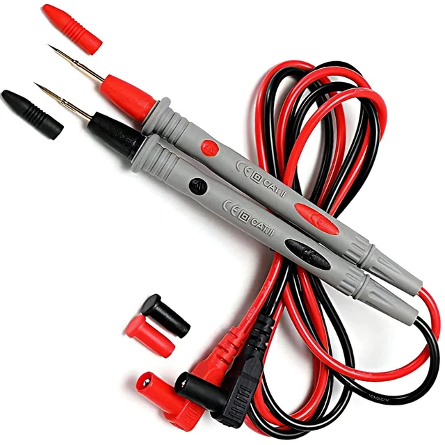 Silicone Isolé Câble Cordon Multimètre Sonde Protection Housses Testeur