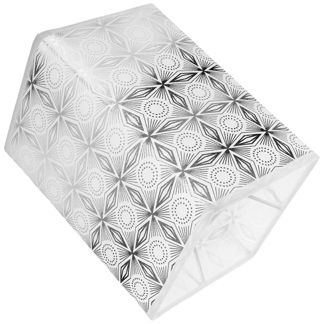 SHERCHPRY Lampenschirm Aus Gaze – Gold, 14x14x13 Cm, Für E14/E27 Birnen – Leichter Aufsteck-Schirm Für Pendel-, Wand- & Stehlampen