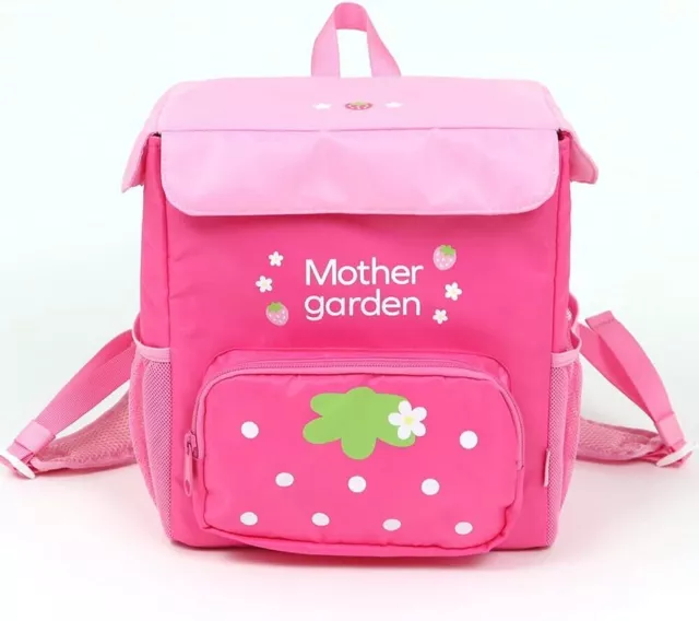 Mother Garden Strawberry Ribbon Backpack Kawaii Pink F/S JP